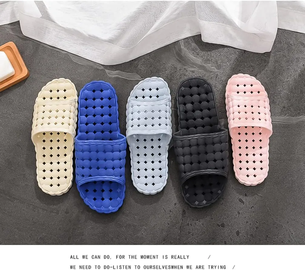 1 Pair House Slippers Portable Bathing Slippers Sandals Spa Slippers Non Slip Throw Away Slippers for Women Travel Hotel SPA Pink Size 36-37