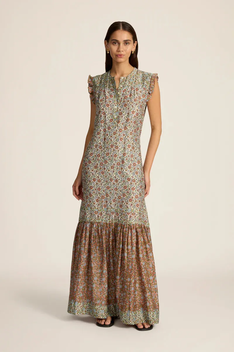 Abigail Maxi Dress, Bonita Dusk | Hannah Artwear