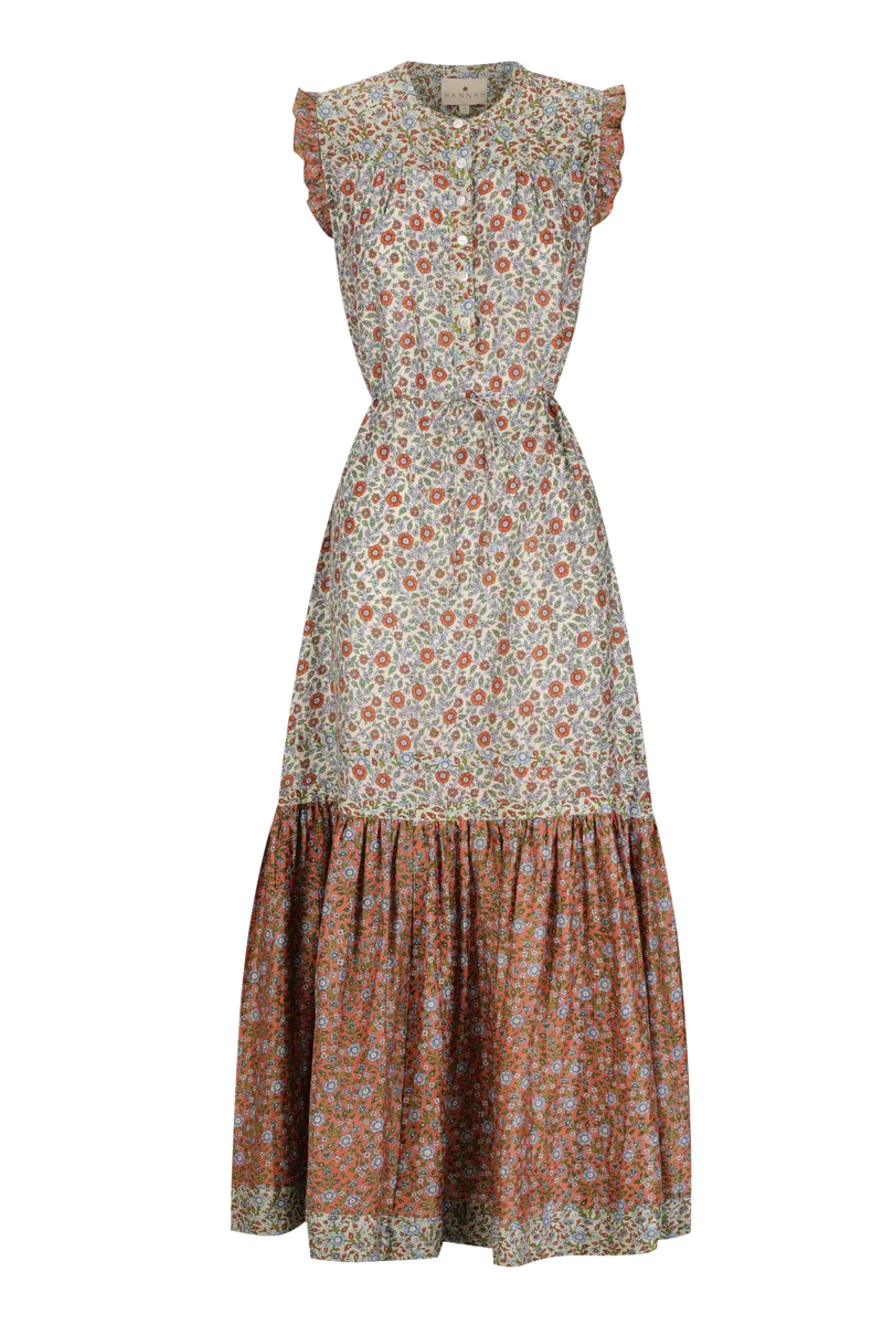 Abigail Maxi Dress, Bonita Dusk | Hannah Artwear