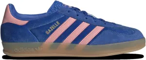 adidas Originals Gazelle Indoor Womens Sneaker (Blue Semi Pink Spark, 6)