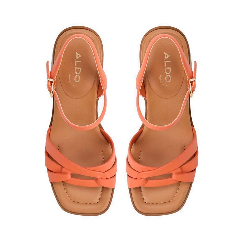 Aldo Solenia Women Heeled Sandals - Medium Orange