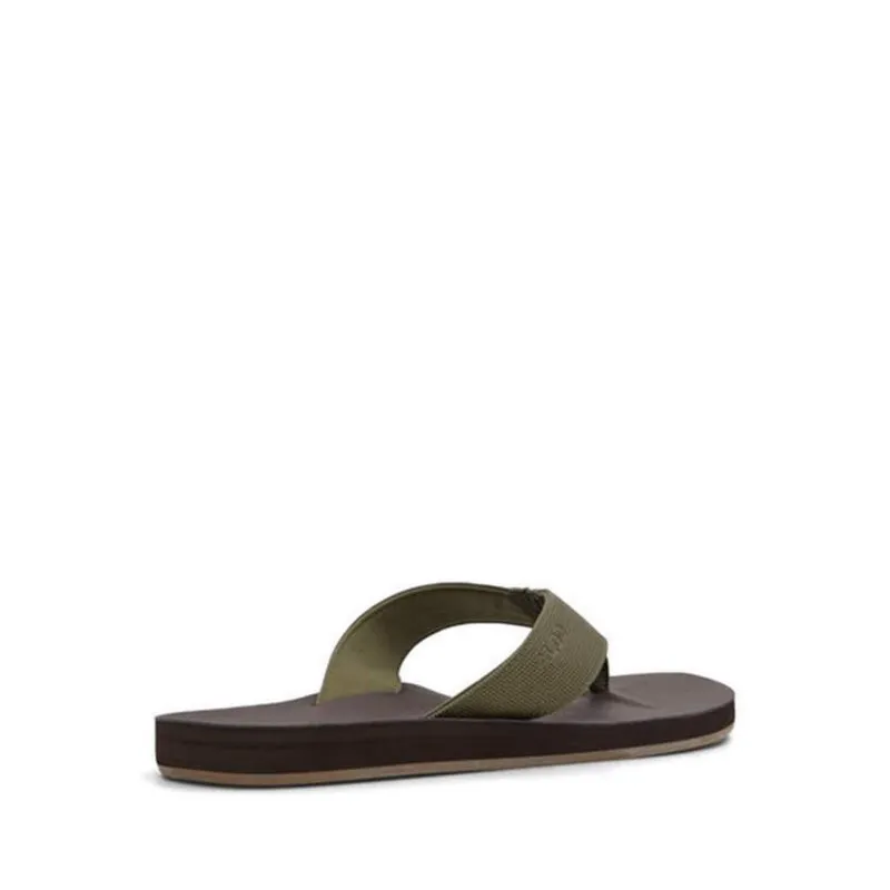ALDO WEALLERE FLAT SANDALS - BROWN