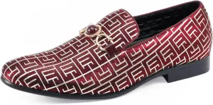 Amali Luxury Loafers for Men - Elegant Slip-On Men’s Dress Shoes - Fashion Smoking Slippers
