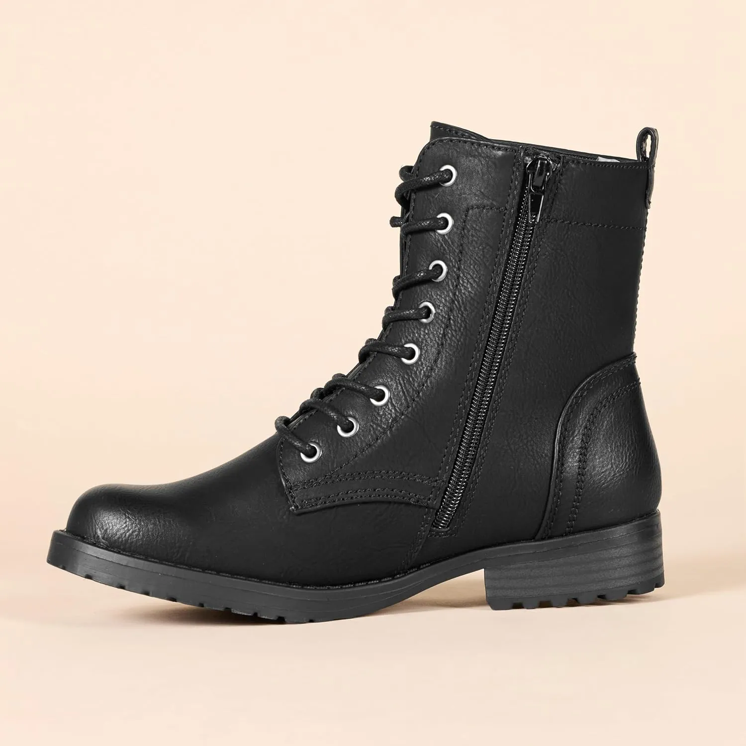 Amazon Essentials Women's Lace-Up Combat Boots