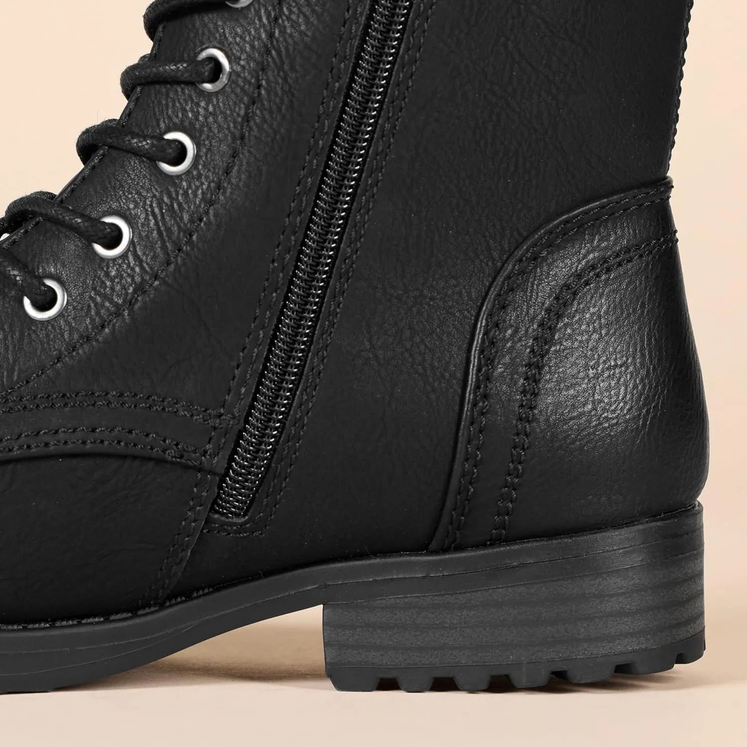 Amazon Essentials Women's Lace-Up Combat Boots