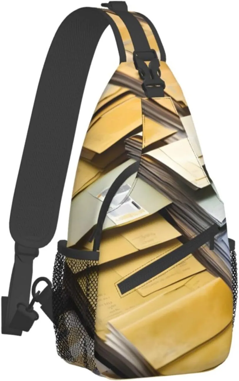 American Flag With Cowboy Boots Unisex Casual Diagonal Chest Bag,Multipurpose Crossbody Shoulder Bag Hiking Daypack