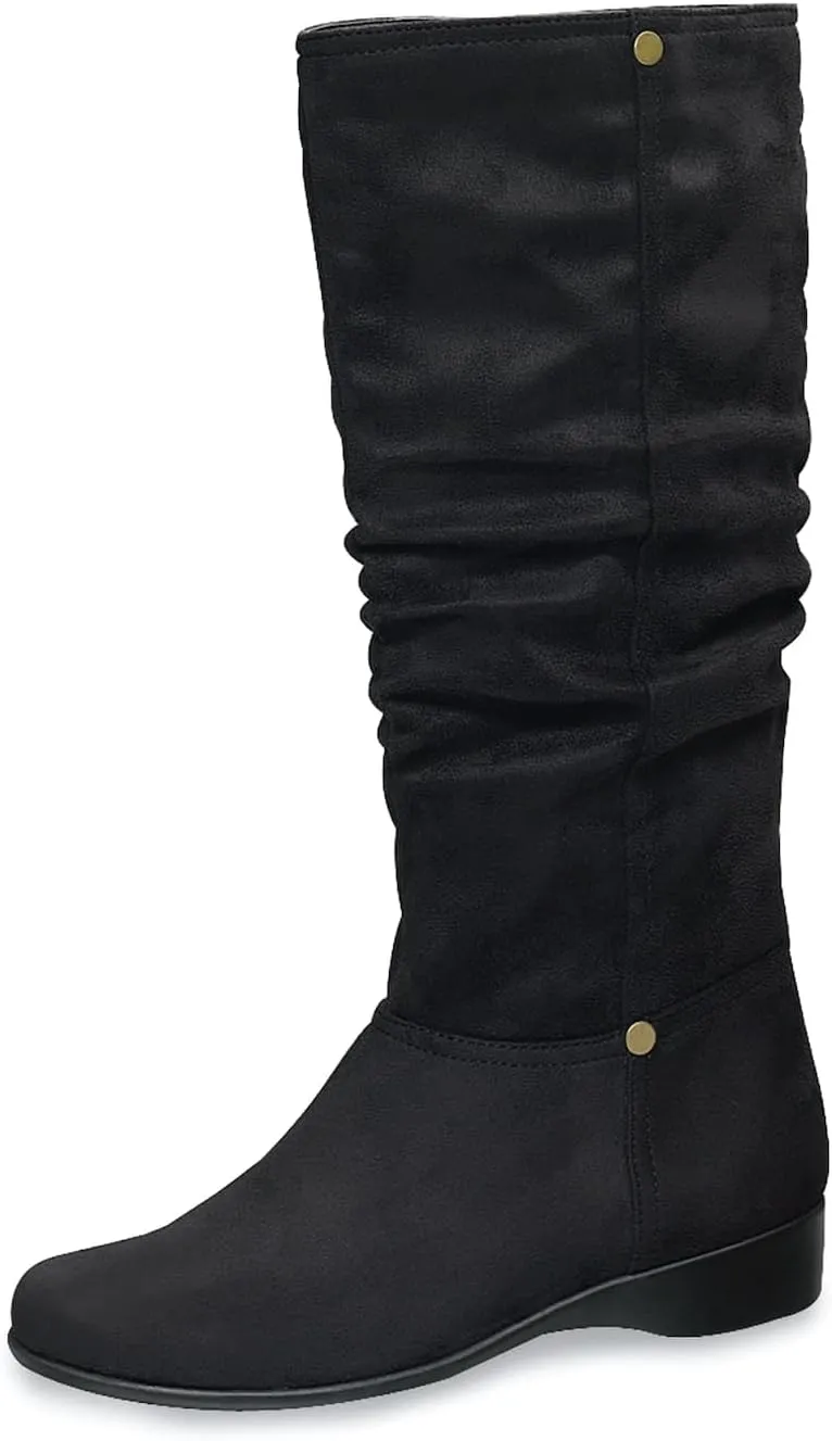 AmeriMark Women's Ashley Calf Boots - Stylish, Comfortable, and Durable Footwear for All Seasons
