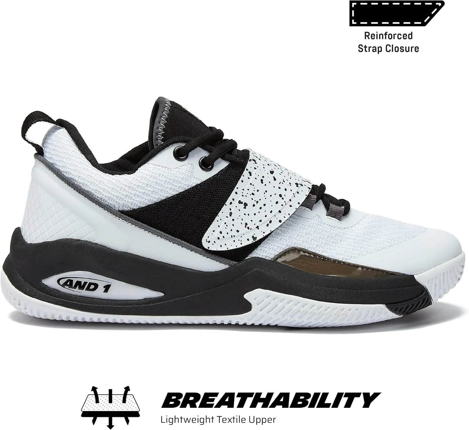 AND1 Gamma 3.0 SS Men’s Basketball Shoes, Indoor or Outdoor, Street or Court, Red, Orange and Black, Sizes 8 to 13