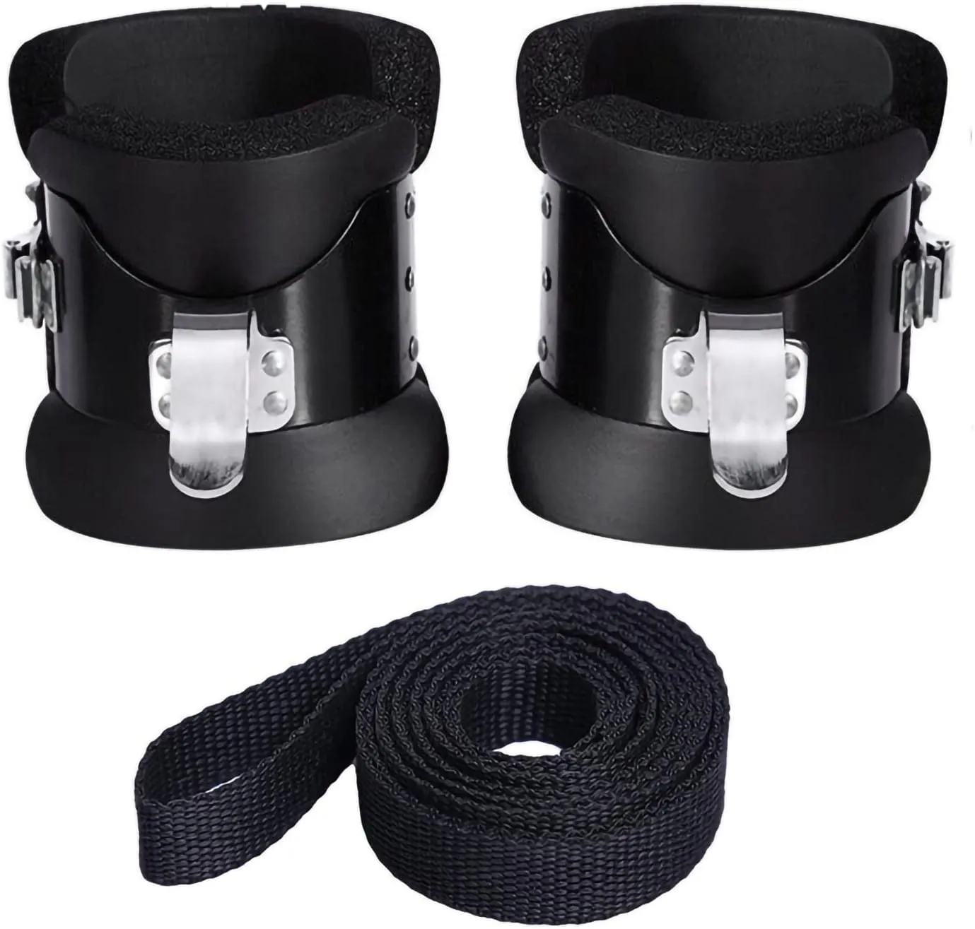 Anti Gravity Inversion Boots for Abdominal Crunch Sit Up Stress Relief Core Gym Fitness Exerciser and Hooks Bar Therapy