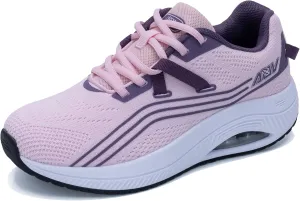 AOV Womens Walking Shoes with Arch Support Orthotic Sneakers Plantar Fasciitis Fashion Athletic Tennis Shoes