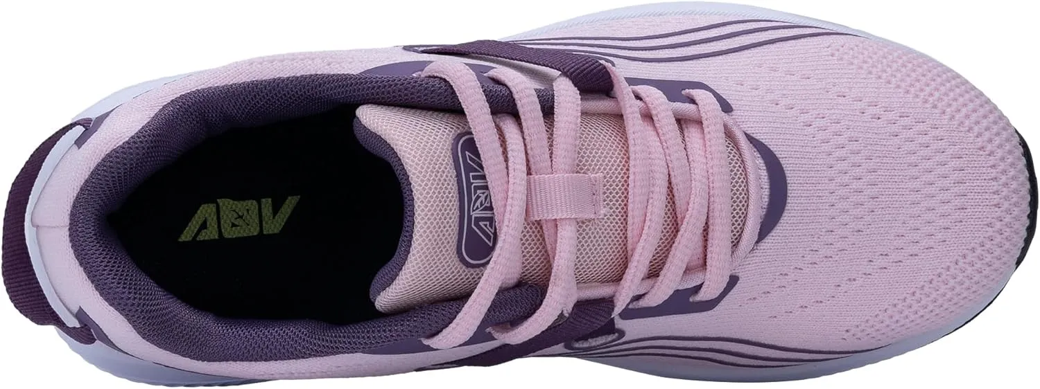 AOV Womens Walking Shoes with Arch Support Orthotic Sneakers Plantar Fasciitis Fashion Athletic Tennis Shoes