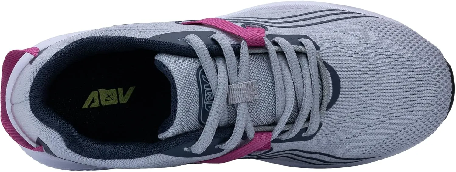 AOV Womens Walking Shoes with Arch Support Orthotic Sneakers Plantar Fasciitis Fashion Athletic Tennis Shoes