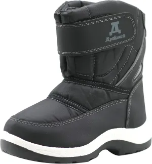 Apakowa Kids Boys Girls Cold Weather Water Resistant Winter Snow Boots (Toddler/Little Kid/Big Kid)