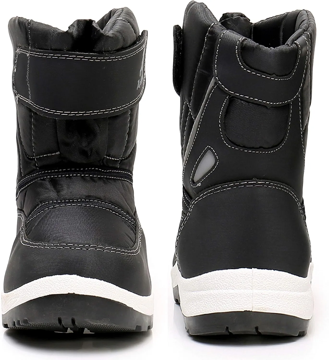 Apakowa Kids Boys Girls Cold Weather Water Resistant Winter Snow Boots (Toddler/Little Kid/Big Kid)
