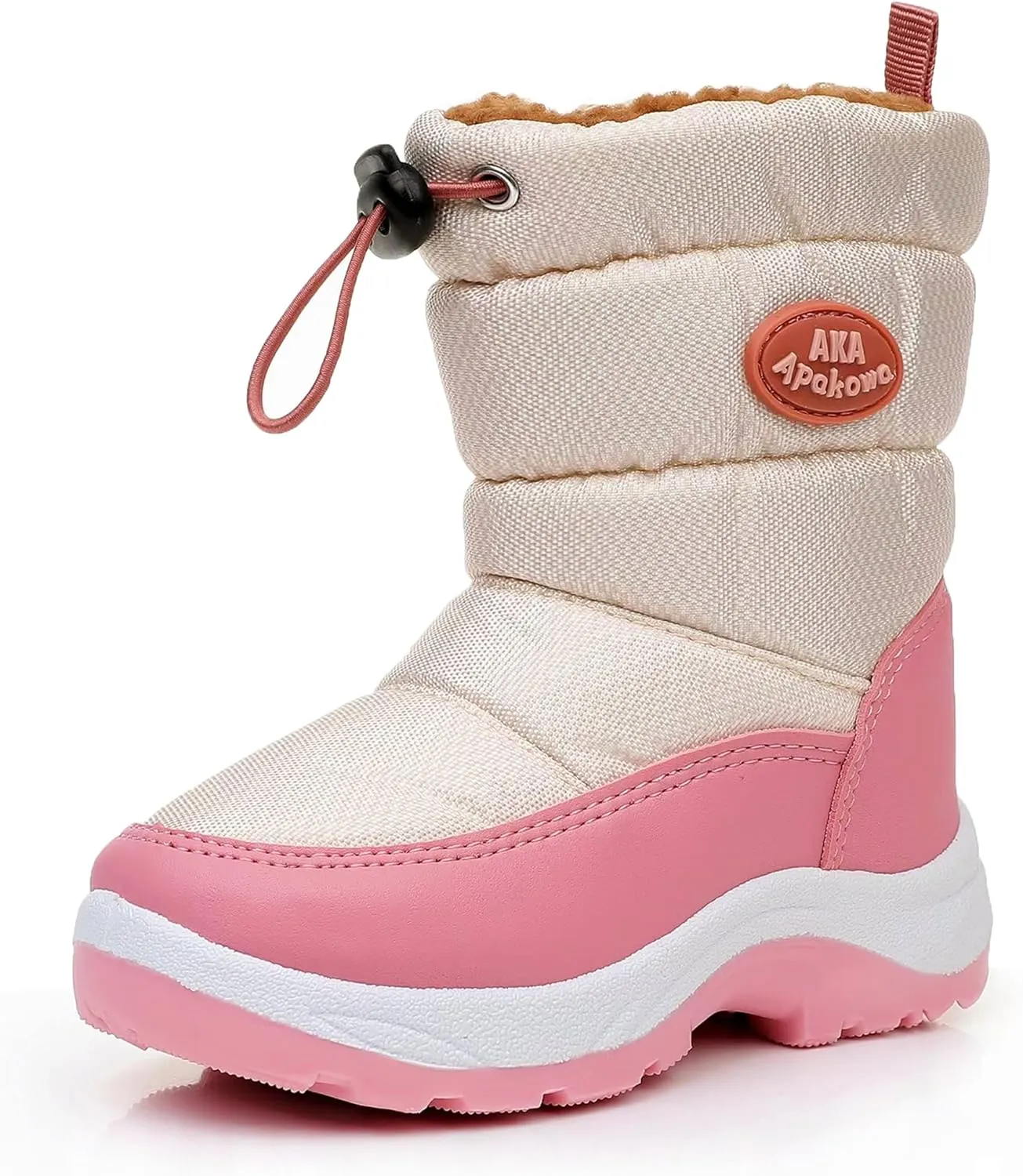 Apakowa Kid's Boys Girls Winter Snow Boots (Toddler/Little Kid)