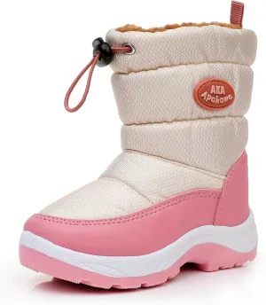 Apakowa Kid's Boys Girls Winter Snow Boots (Toddler/Little Kid)