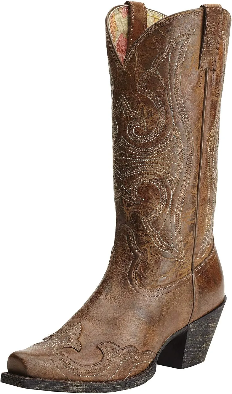 ARIAT Women's Round Up D Toe Wingtip Western Boot