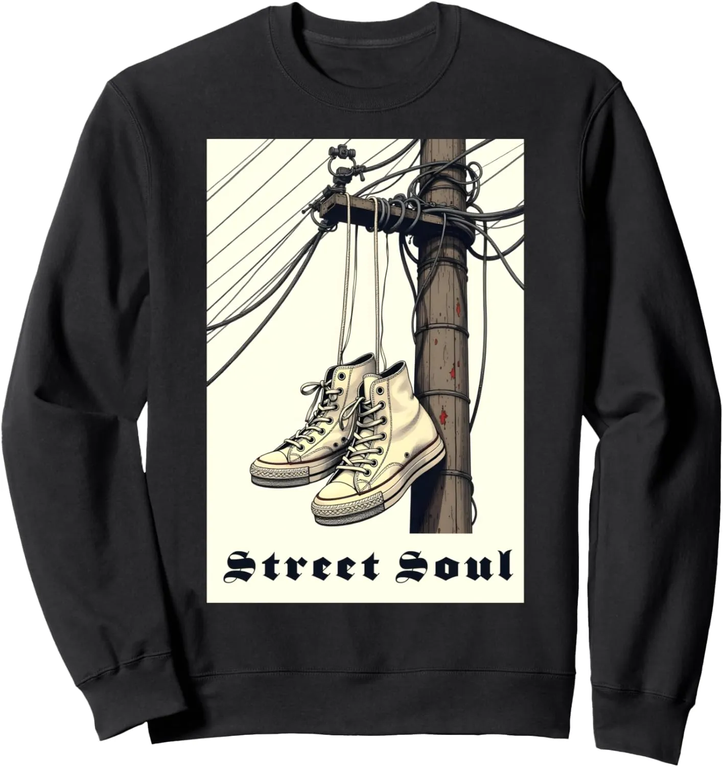Artistic urban Street culture Hip-hop Rap Style Nostalgia Sweatshirt