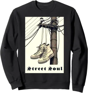 Artistic urban Street culture Hip-hop Rap Style Nostalgia Sweatshirt