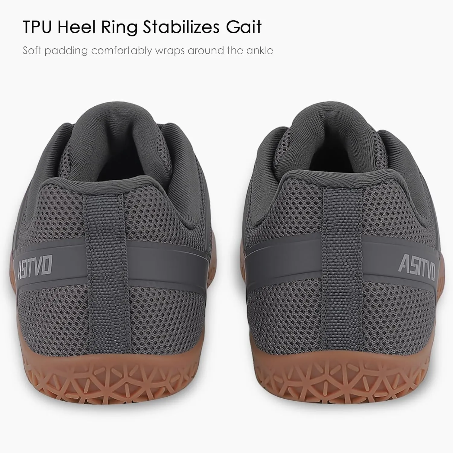 ASITVO Wide Men's Barefoot Zero Drop Sole Minimalist Width Toe Box Walking Shoes Sneakers TPU Toe No-Sew Upper