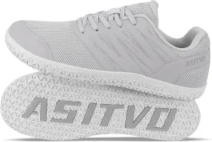ASITVO Wide Men's Barefoot Zero Drop Sole Minimalist Width Toe Box Walking Shoes Sneakers TPU Toe No-Sew Upper