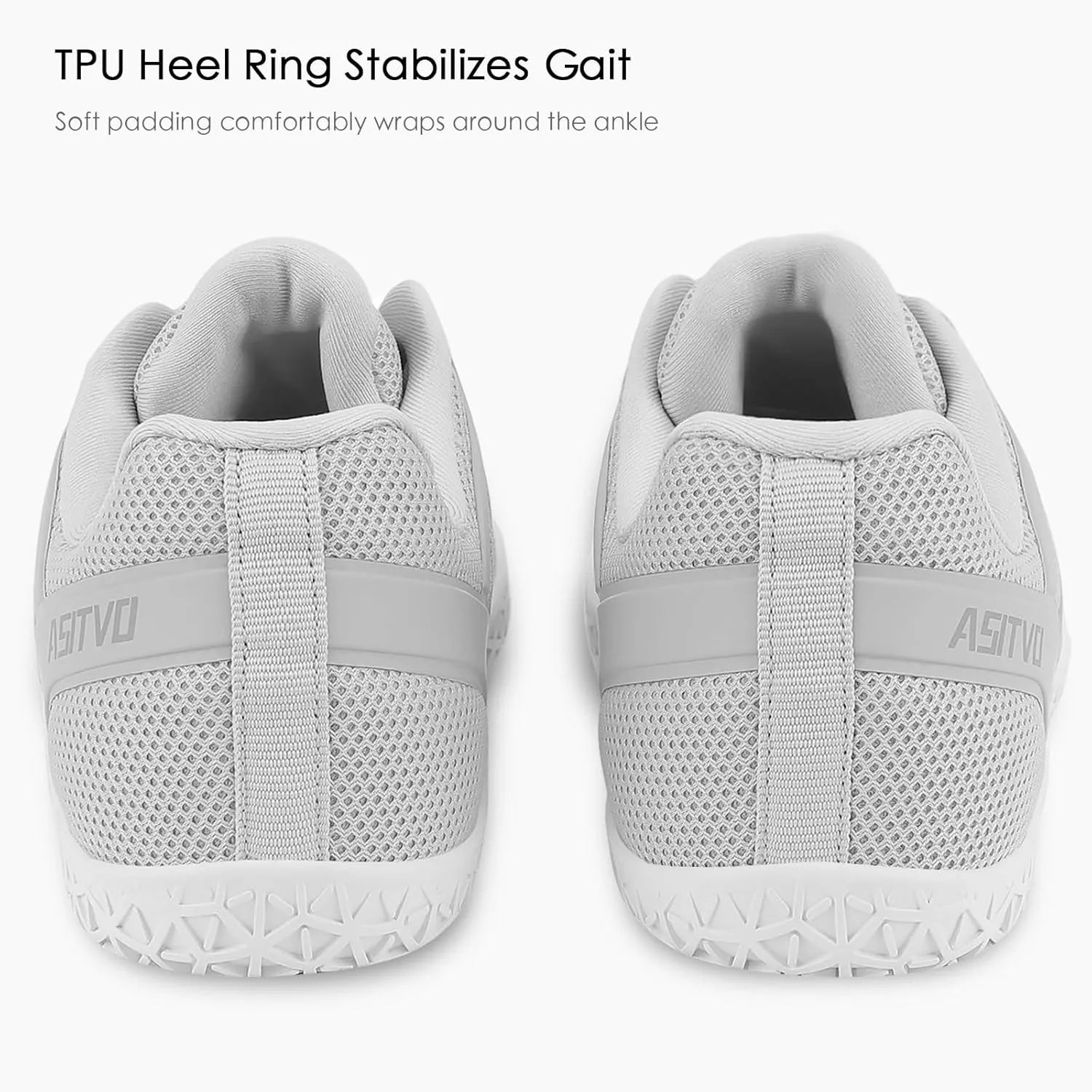 ASITVO Wide Men's Barefoot Zero Drop Sole Minimalist Width Toe Box Walking Shoes Sneakers TPU Toe No-Sew Upper