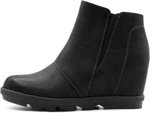 Athlefit Wedge Booties for Women with Heel Hidden Wedge Boots Comfortable Ankle Boots