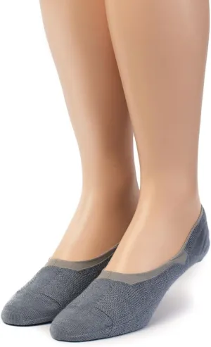 Baby Alpaca Wool & Rayon Derived from Bamboo 4-Season, Low No-Show Ghost Socks | Liner Socks | Non-Slip Grips | Unisex