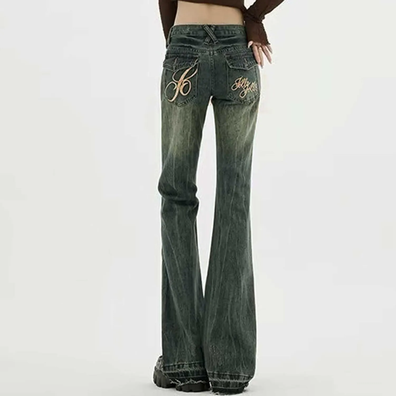 Baggy Jeans for Women Y2K High Street Boyfriend Pants Vintage Jeans Aesthetic Clothing Teen Girls Streetwear Hiphop