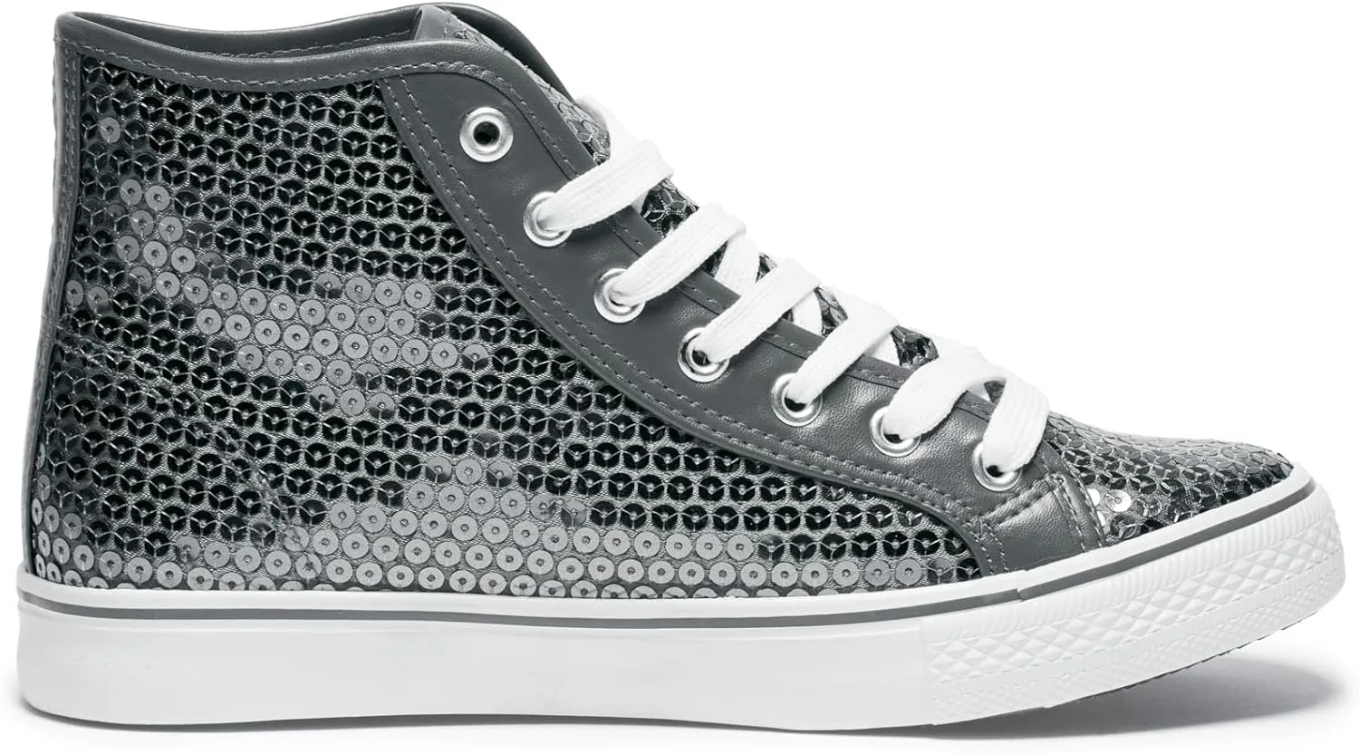 Balera Sequin High and Low Top Sneakers for Girls & Women Perfect for Dance