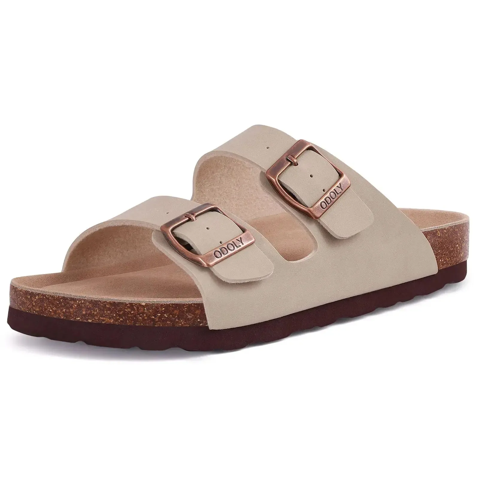 Bebealy™ NomadStep Womens Sandals – Lightweight Cork Slides