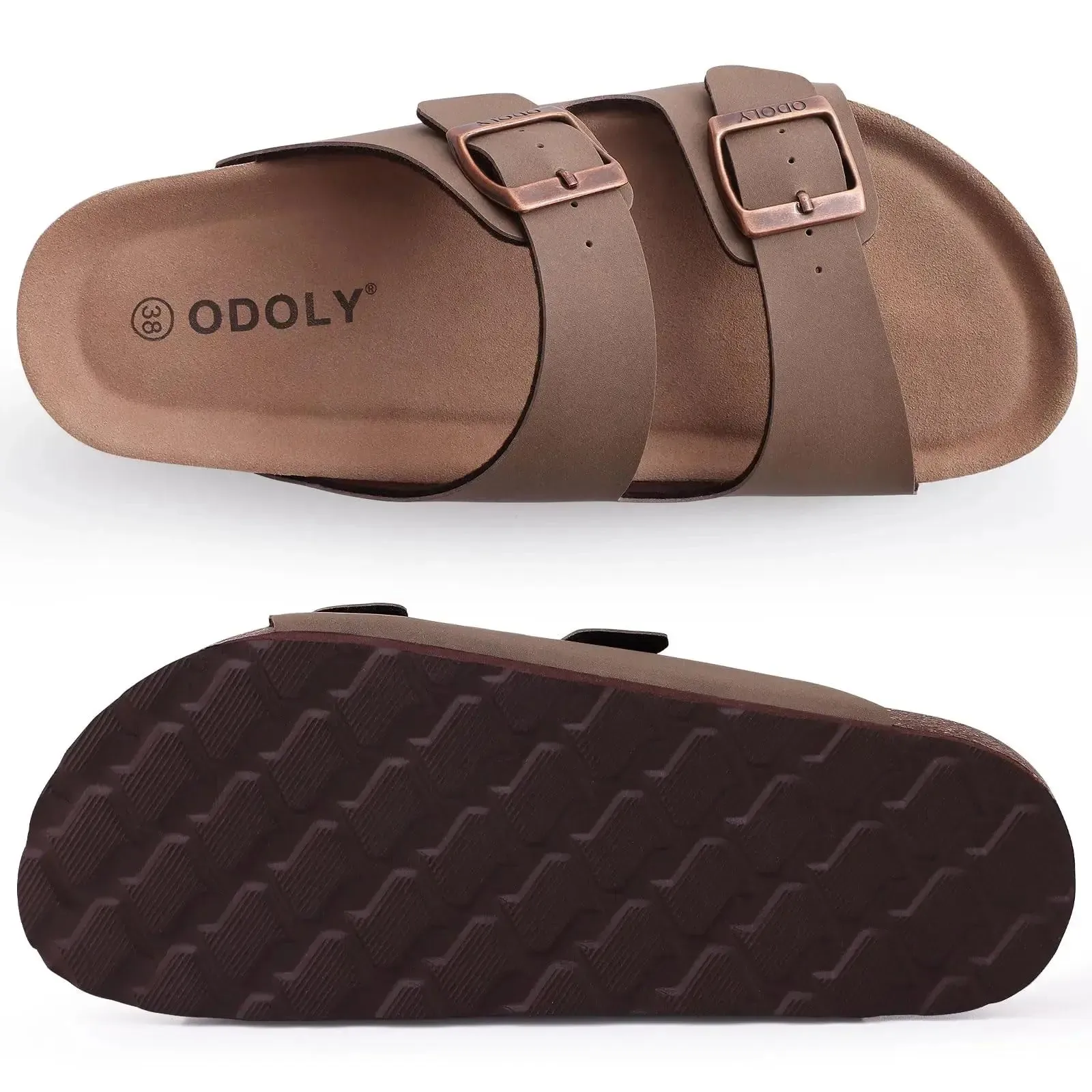 Bebealy™ NomadStep Womens Sandals – Lightweight Cork Slides