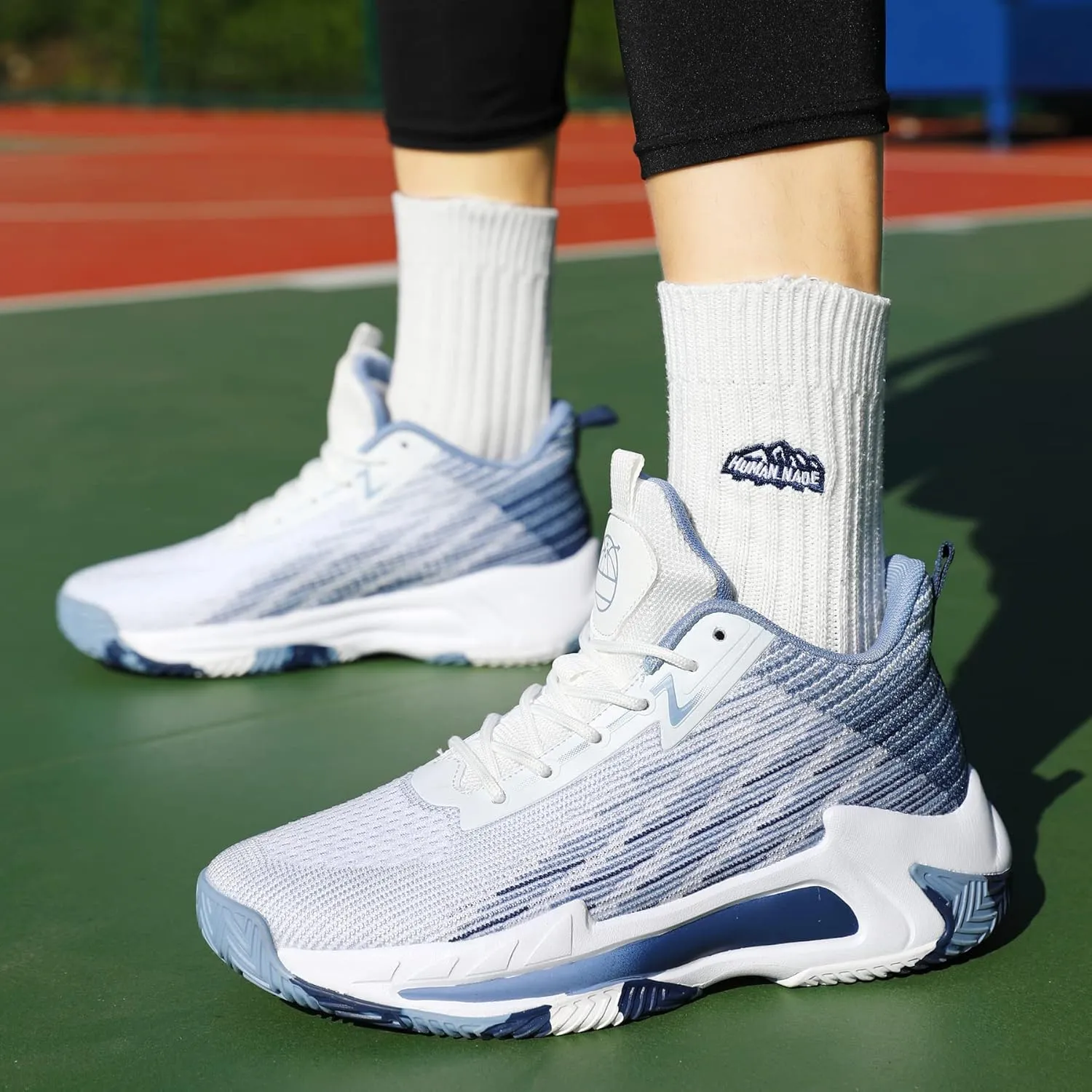 Beita High Upper Basketball Shoes for Men Sneakers Breathable Sports Shoes Anti Slip
