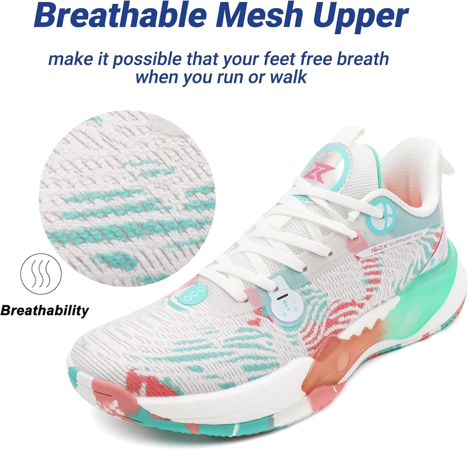 Beita High Upper Basketball Shoes for Men Sneakers Breathable Sports Shoes Anti Slip