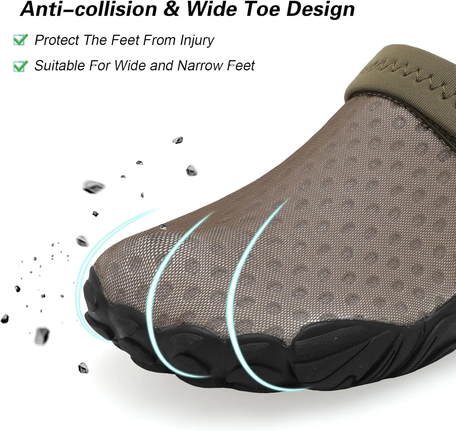 Besroad Outdoor Hiking Slip on Sandals Sports Water Shoes Fashion Sneakers Slippers Classic Clogs for Women Men