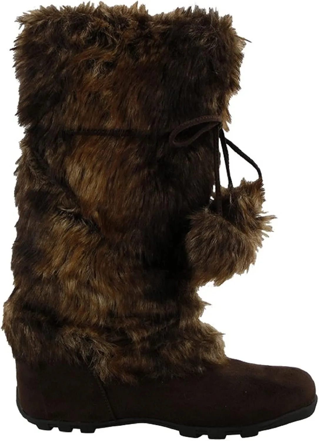 Blossom Talia-Hi Women Ladies Mukluk Faux Fur Mid Calf Warm Winter Snow Boots