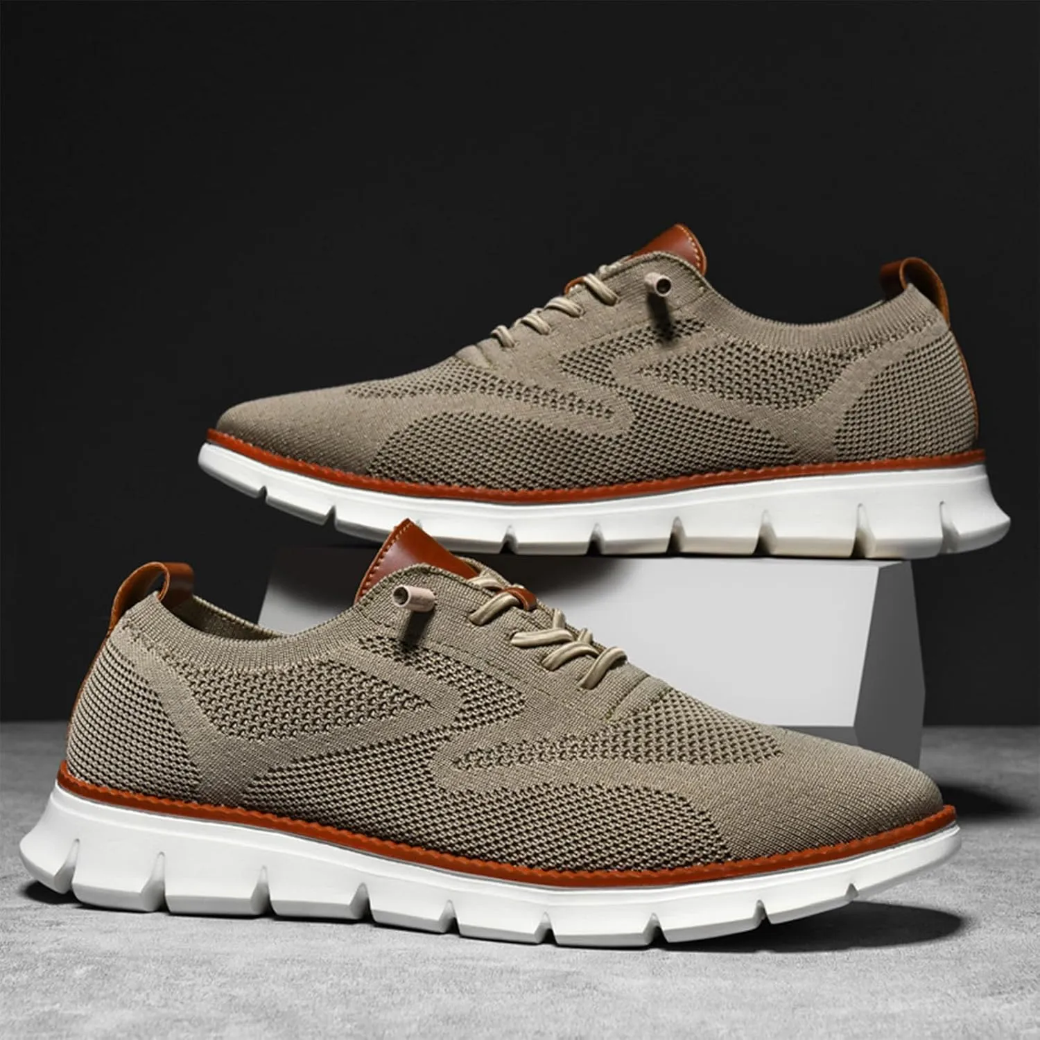 Breeze Shoes for Men, Mens Wearbreeze Shoes, Wear Breeze Mens Shoes, Men's Mesh Dress Sneakers Business Shoes
