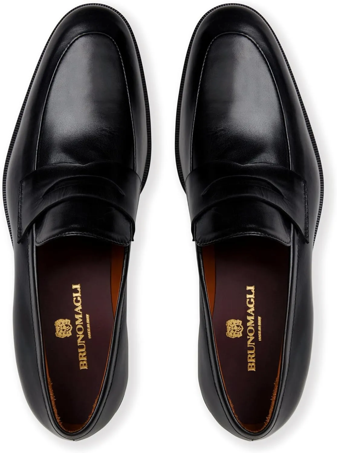 Bruno Magli Men's Maioco Penny Loafers Slip-On, Luxurious Leather Shoes