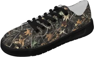 Canvas Shoes for Women Classic Fashion Sneakers Lace Up Low Top Casual Lightweight Breathable Sneakers Wide Toe Shoes