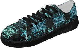 Canvas Shoes for Women Classic Fashion Sneakers Lace Up Low Top Casual Lightweight Breathable Sneakers Wide Toe Shoes