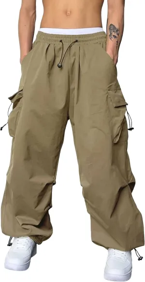 Cargo Work Pant Men Elasticated Casual Track Lounge Pants Loungewear Sweatpant Pockets Relaxed Fit Joggers