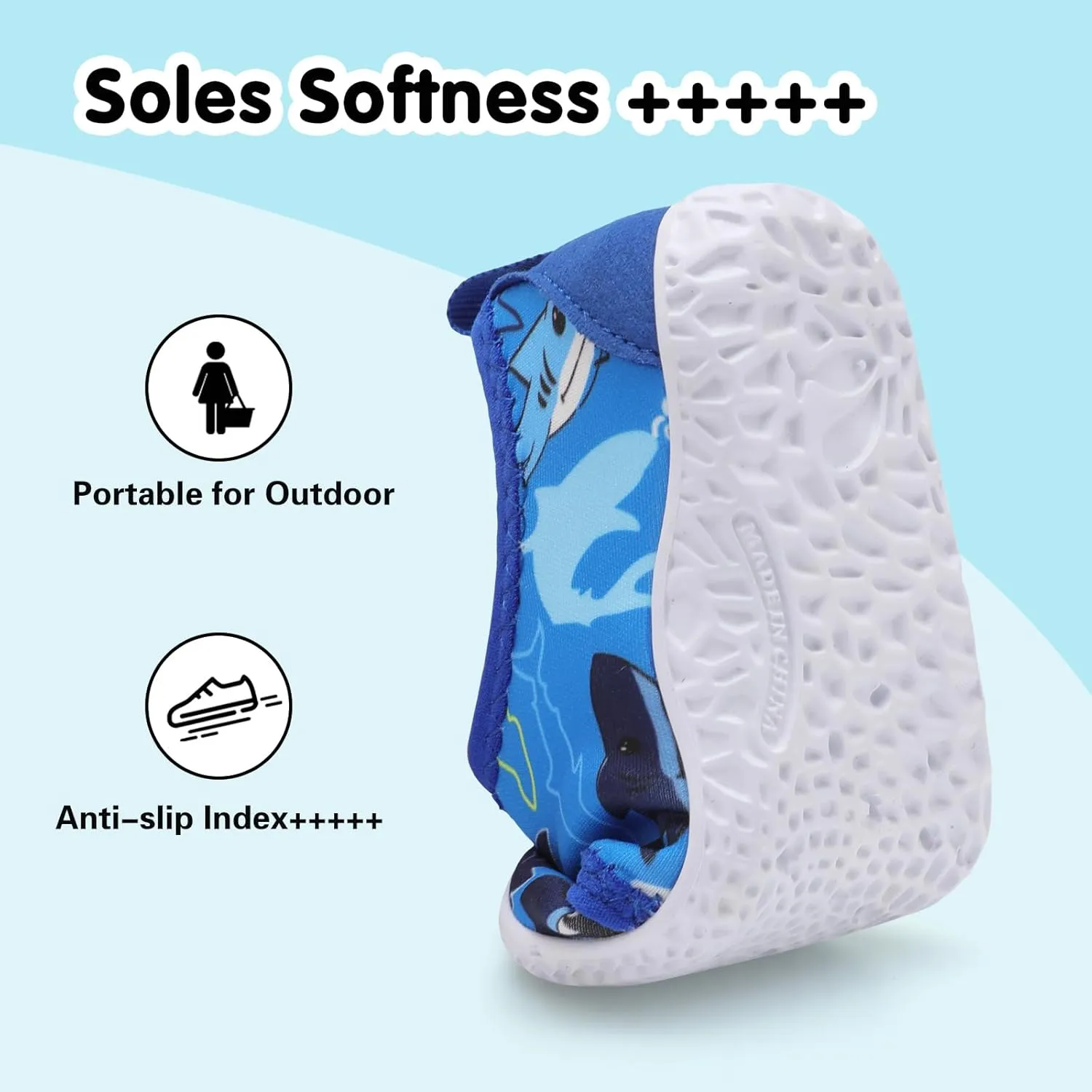 Centipede Demon Toddler Water Shoes for Girls Boys Kids Barefoot Swim Beach Aqua Socks Summer Sandals Breathable Quick Dry for Outdoor Water Sports Pool River