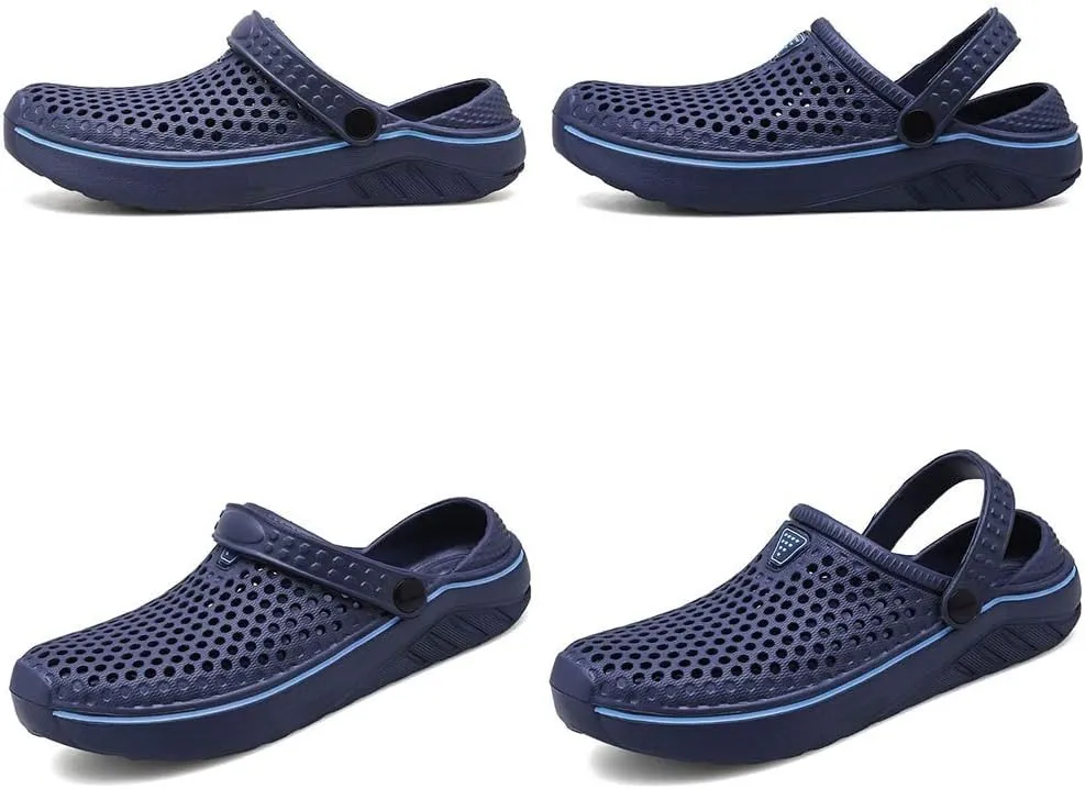 CERYTHRINA Men's Slippers Womens Lightweight Breathable Water Shoes Garden Clogs Sandals Unisex