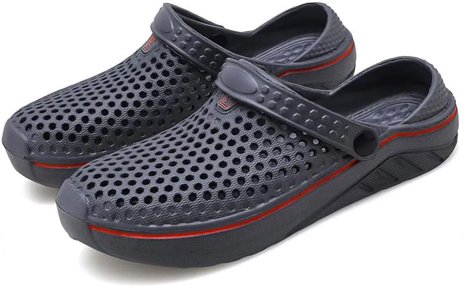 CERYTHRINA Men's Slippers Womens Lightweight Breathable Water Shoes Garden Clogs Sandals Unisex