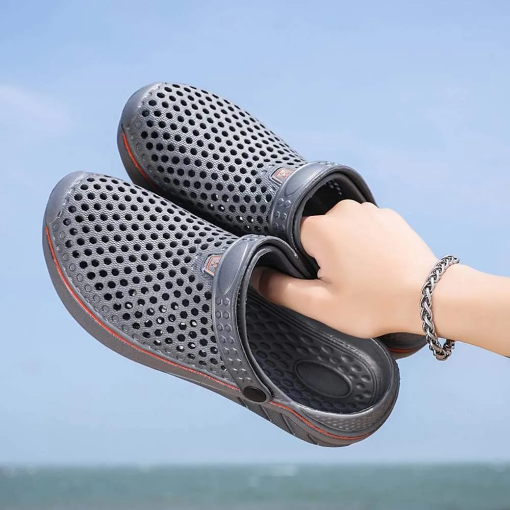 CERYTHRINA Men's Slippers Womens Lightweight Breathable Water Shoes Garden Clogs Sandals Unisex