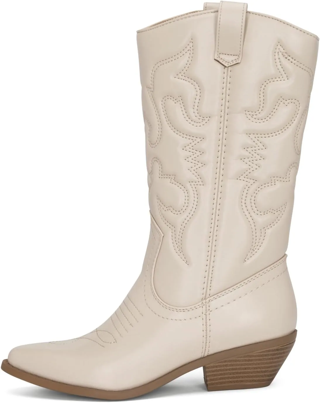 Chariot & Co Ring Women’s Western Cowgirl Boots – Mid-Calf Style with 2” Heel in Multiple Colors