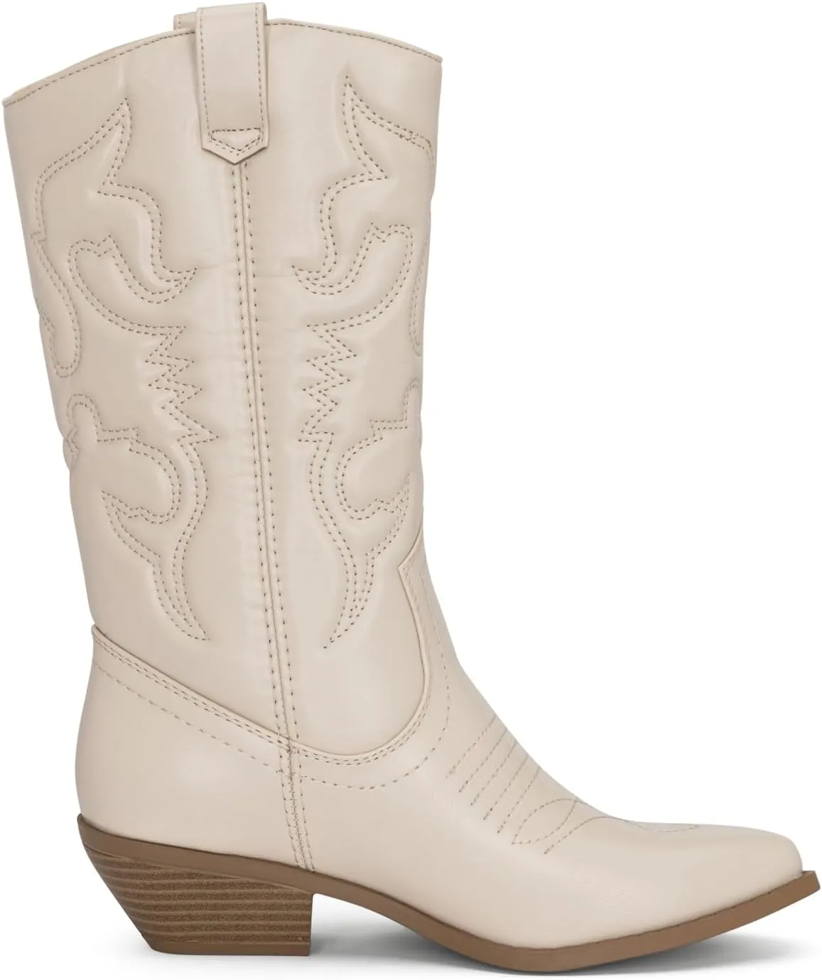 Chariot & Co Ring Women’s Western Cowgirl Boots – Mid-Calf Style with 2” Heel in Multiple Colors