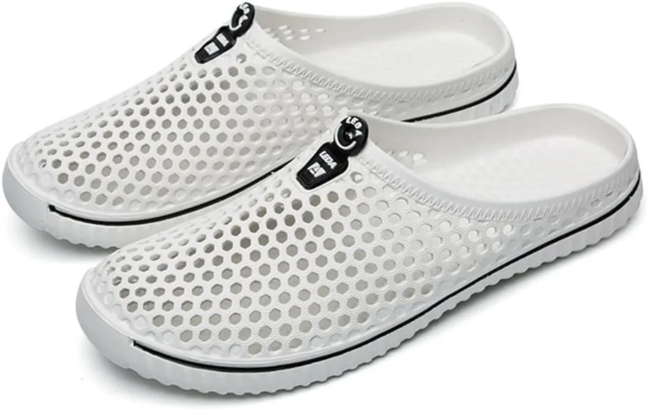 clapzovr Unisex Garden Clogs Slippers Water Sandals Shower Beach Shoes Leightweight Men