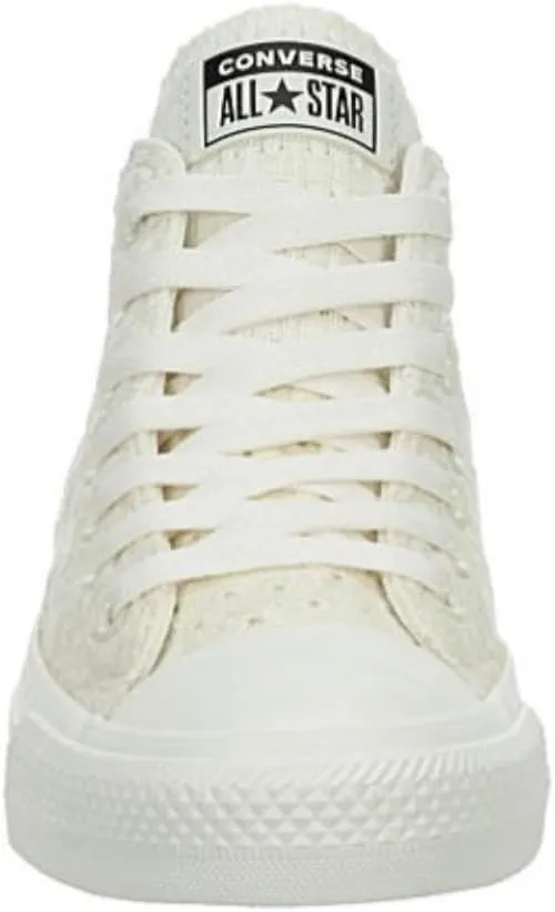 Converse Unisex Chuck Taylor All Star Madison Mid Top Canvas Sneaker - Lace up Closure Style - Egret/Pink Solstice