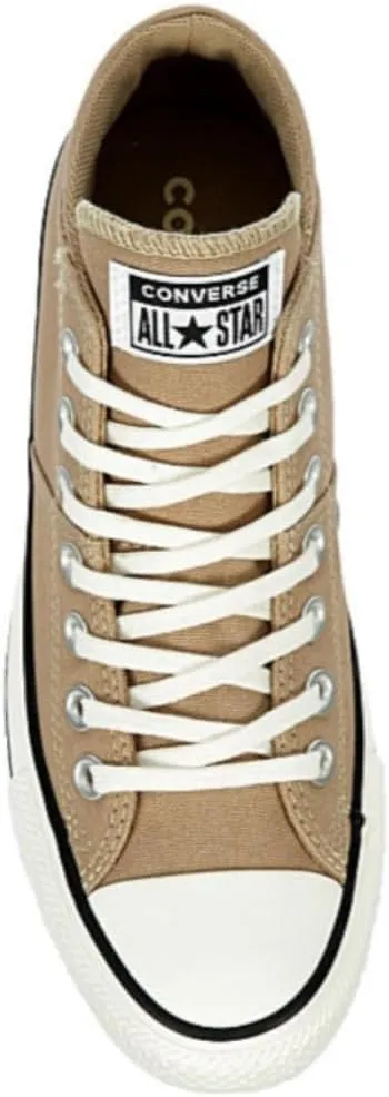Converse Unisex Chuck Taylor All Star Madison Mid Top Canvas Sneaker - Lace up Closure Style - Egret/Pink Solstice